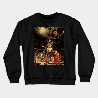 Shawn Kemp - Vintage Design Of Basketball Crewneck Sweatshirt